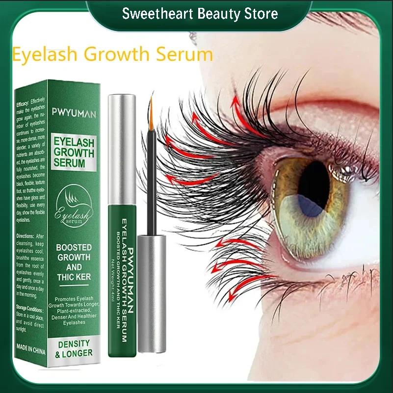 Soro de crescimento rápido dos cílios, Natural Sobrancelha Enhancer, mais completo, Cílios mais grossos, Produtos de tratamento, Maquiagem Eye Care, 7 Dias