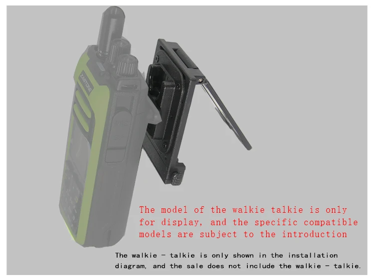 Zurück Buck Für Motorola R7/XIR P6600/P6620/XIR P8668/GP338D/D8235 Walkie Talkie, Molle Zurück Schnalle Quick Release Gürtel Halterung – Detail 13