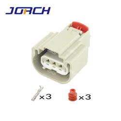 3 Way 3Pin Female Waterproof Electrical TPS Sensor Connector Ignition Coil Plug 160073-3106