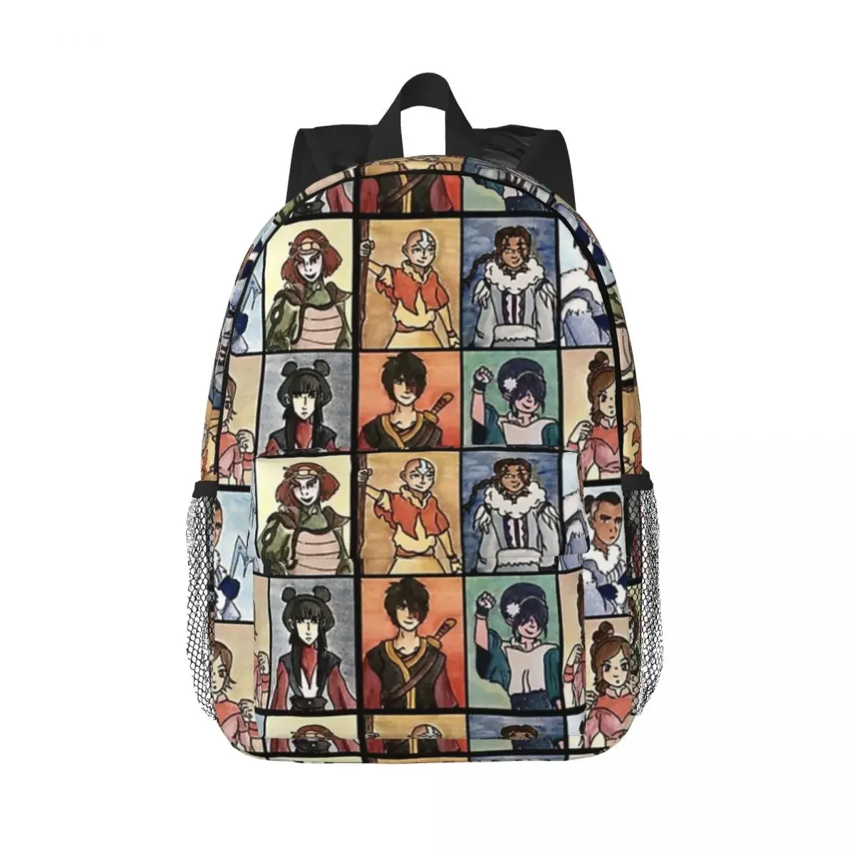 Ostatni zespół Paintbender Avatar Ultimate plecaki Bookbag Bookbag chłopcy uczniowie torby szkolne plecak podróżny torba na ramię