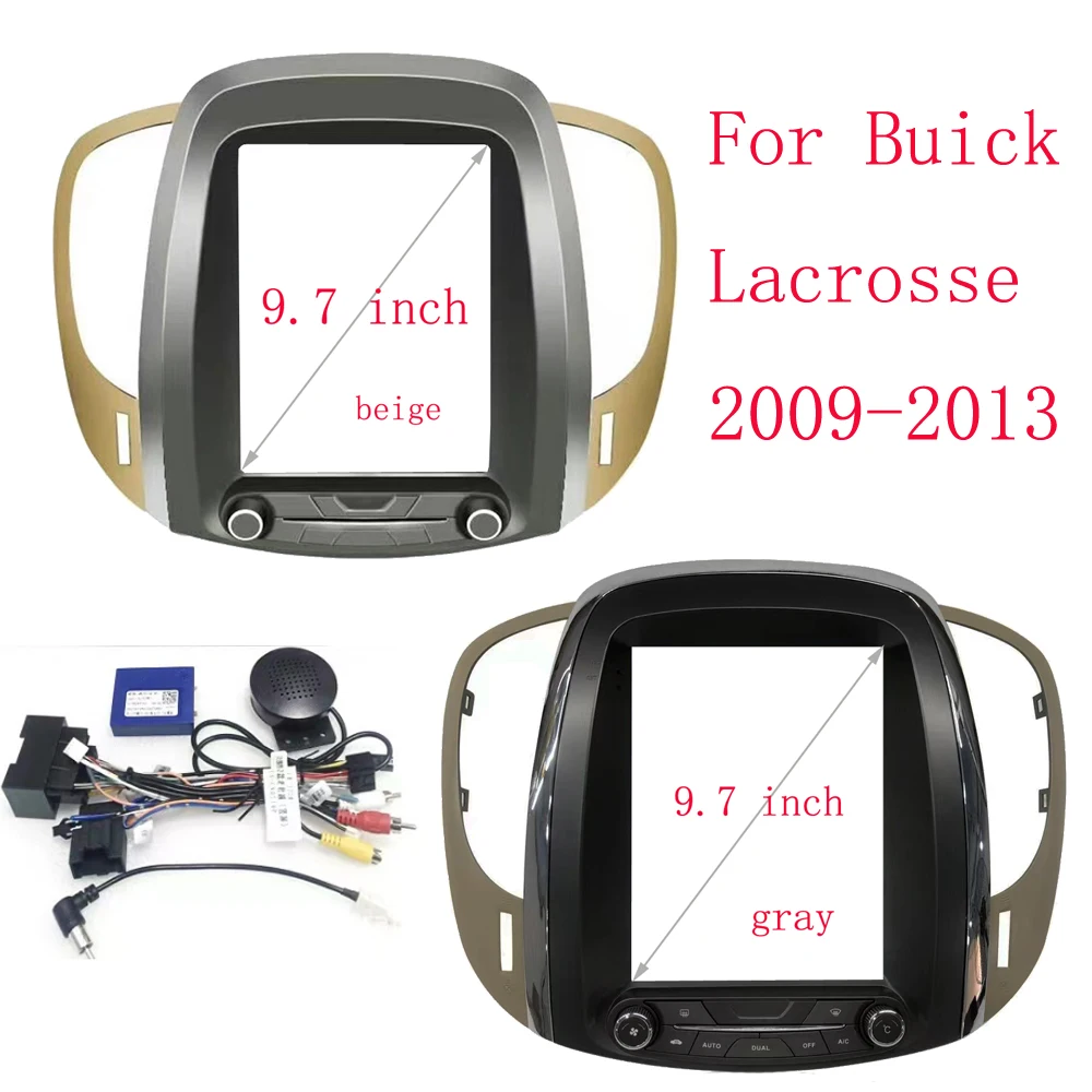 

HAOCHEN 9.7 Inch Car Frame Fascia Adapter Canbus Box Decoder Android Radio Dash Fitting Panel Kit For Buick Lacrosse 2009-2013