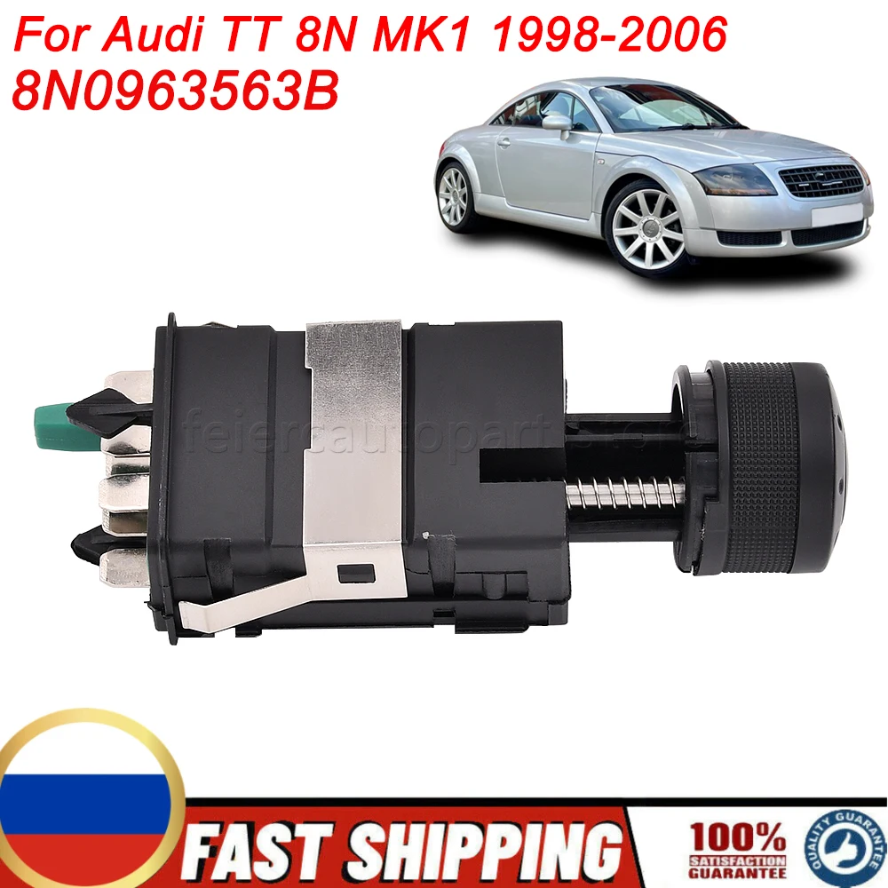 OEM 8N0963563B Black Heated Seat Control Switch Button For Audi TT 8N MK1 1998-2006 Interior Auto Replacement Parts