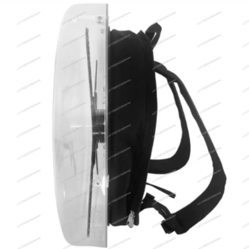 Portable 52cm 3D Hologram Fan – Backpack Advertising Display, Eye-Catching Visual Effects