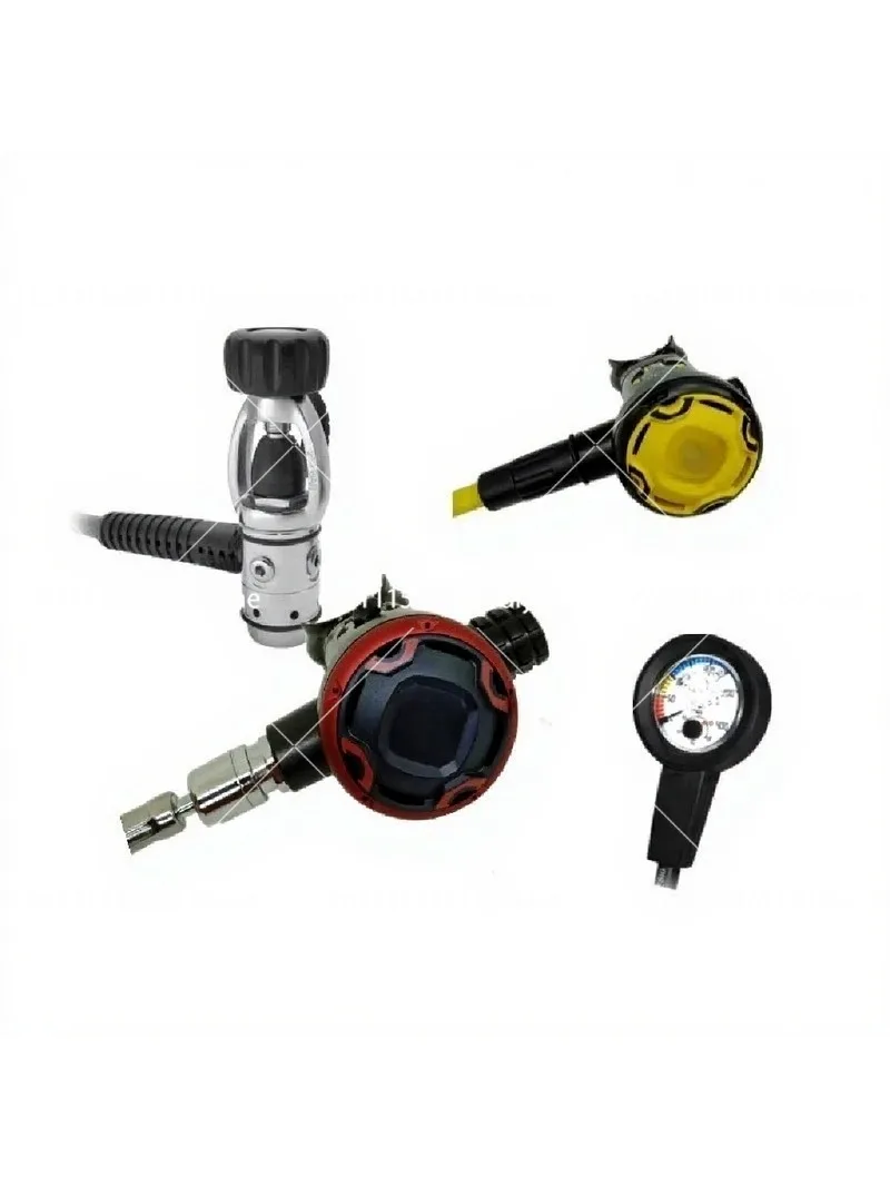 Pneumatic Air Filter Regulator Lubricator FRL Unit with Pressure Reducing Valve Barometer for Compressed Air System