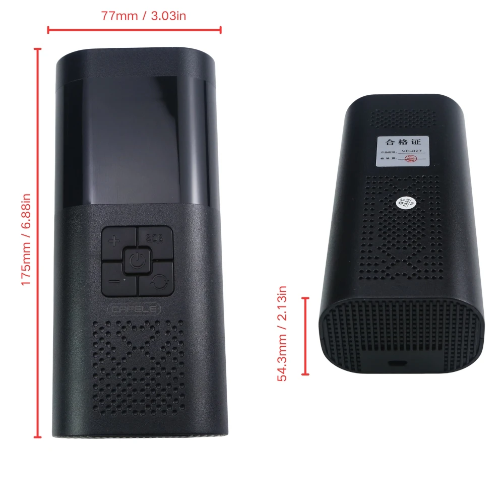 Portable Cordless Air Compressor 150PSI Fast Inflation Tire Pump With LED Digital Gauge For Car Motorcycle And Bike - Image 4
