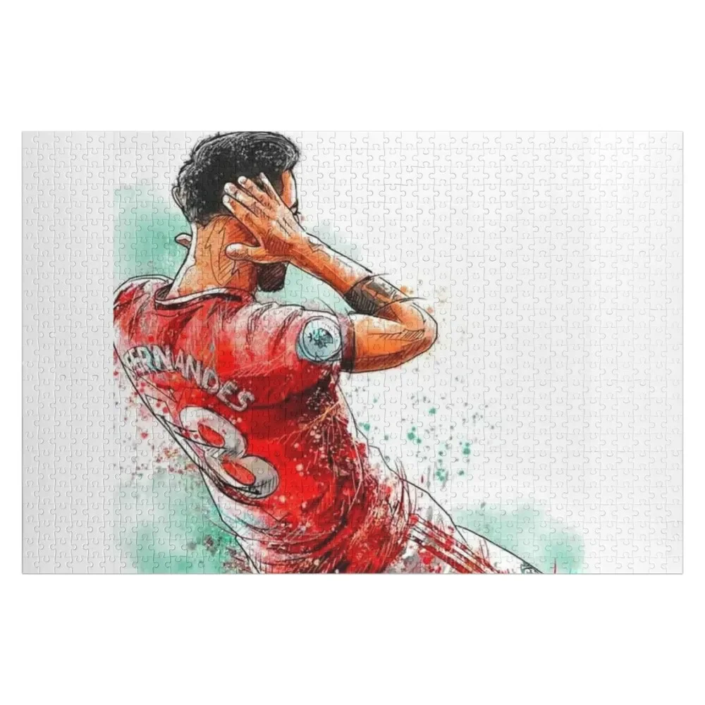 

bruno fernandes art Jigsaw Puzzle Customizable Child Gift Wood Photo Personalized Customs With Photo Iq Puzzle