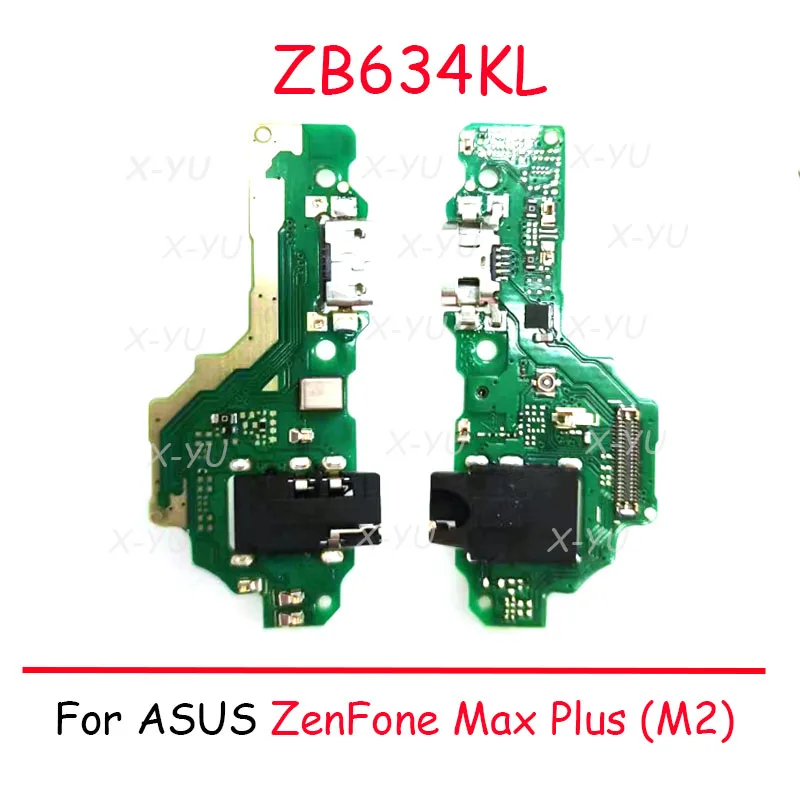 

For ASUS ZenFone Max Plus (M2) ZB634KL / Max Shot USB Charging Port Dock Connector Flex Cable Repair Parts