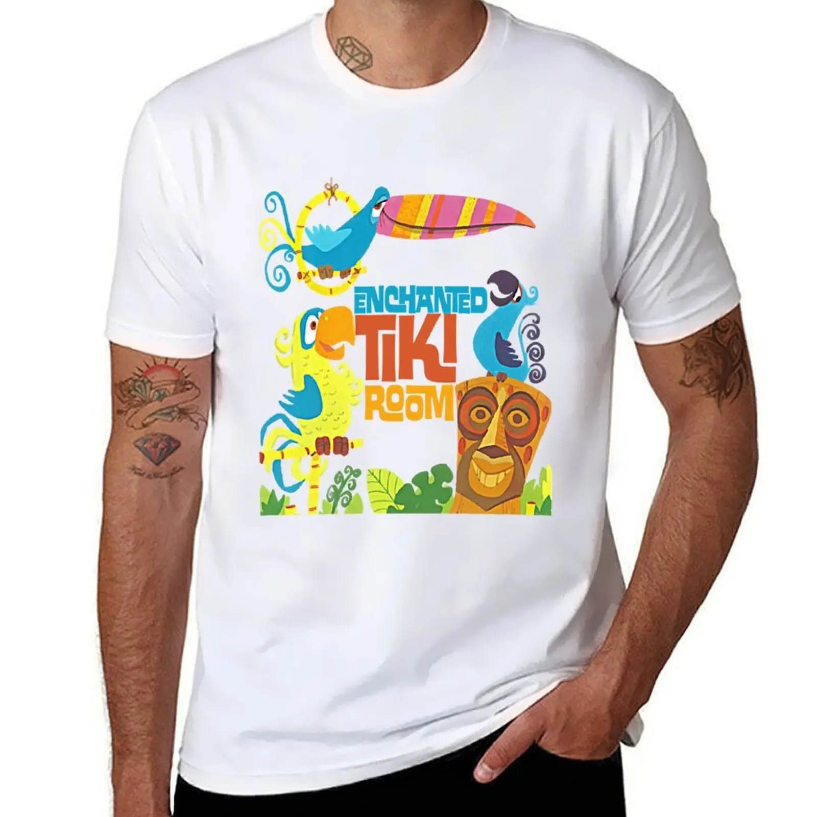 

Enchanted Tiki Room T-Shirt Performance Workout Short Sleeve Tee