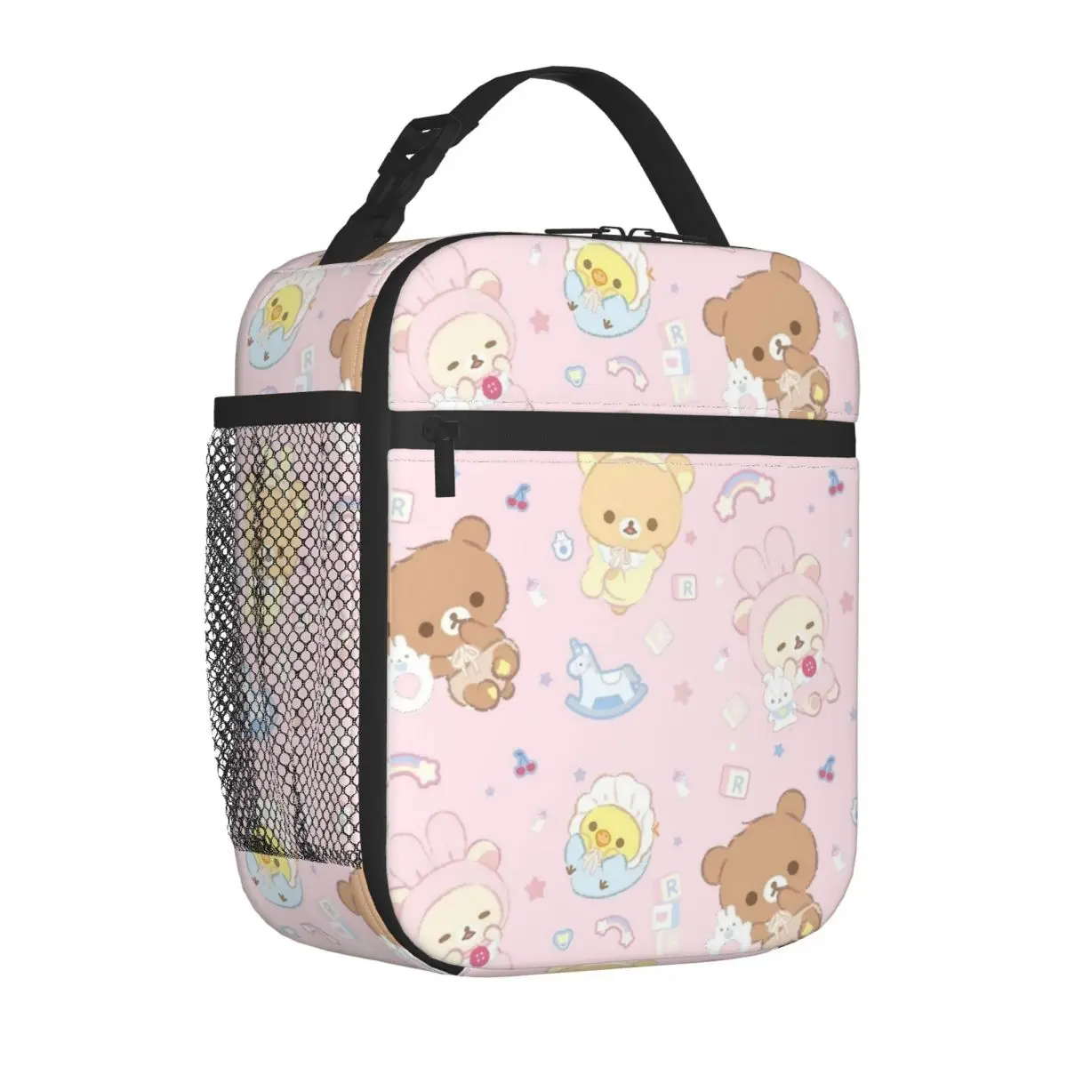 

Изолированные сумки для обеда Baby Rilakkuma и друзья, сумка-холодильник, контейнер для обеда, большая сумка для обеда, сумки для хранения еды, школьный пикник