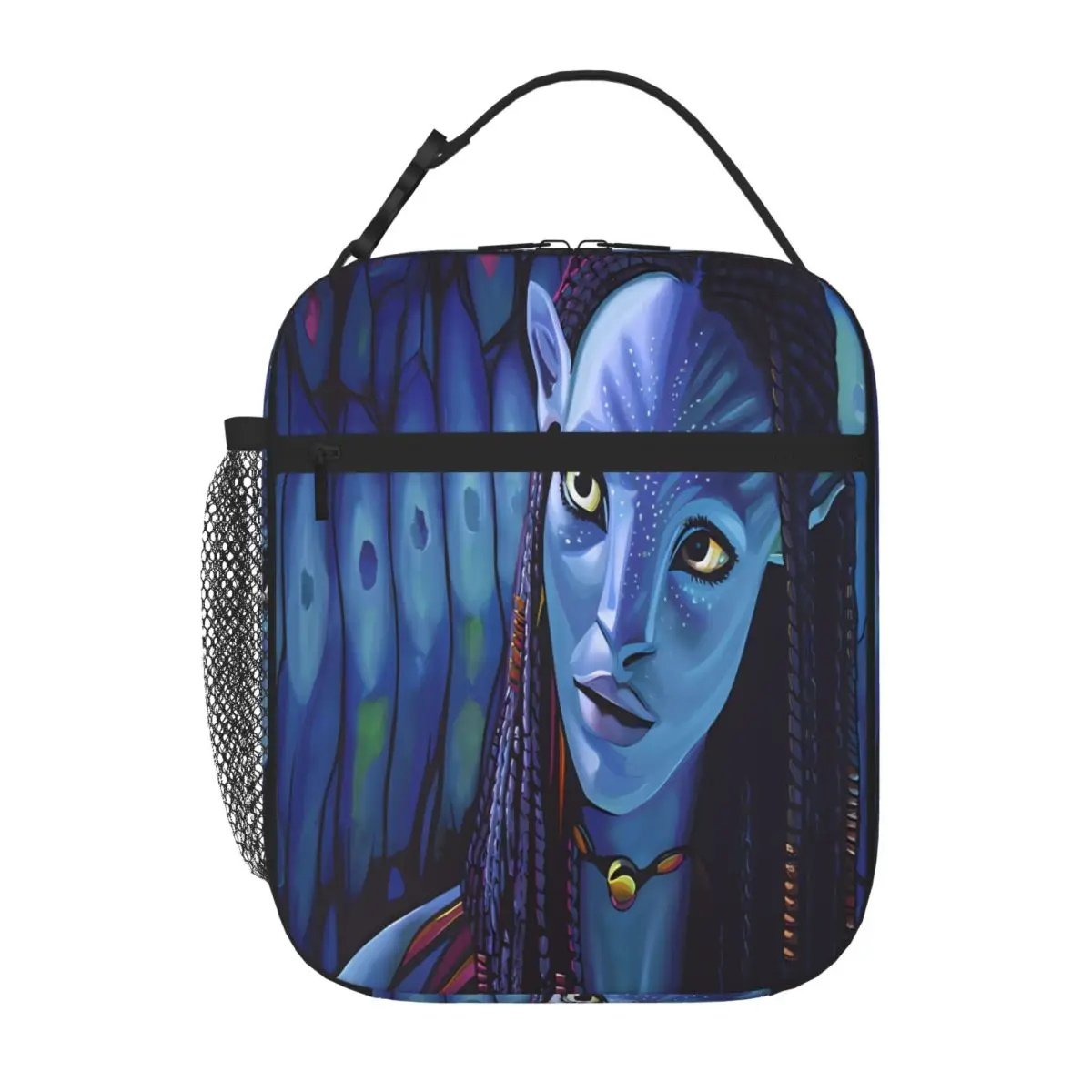 Bestselling Zoe Saldana In Avatar Paul Meijering Retro Compact Lunch Bag Business Travel Meal Insulated Lunch Bag