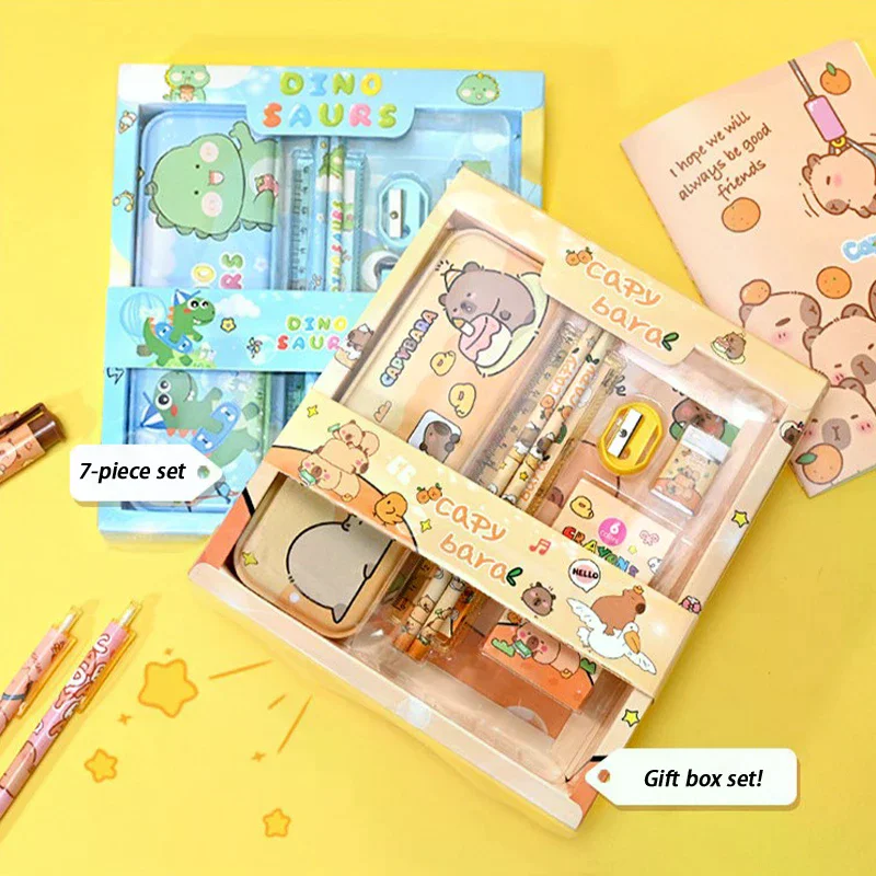 Cute Cartoon Stationery Sets Student Rewards Kindergarten Class Prizes Children's Learning Supplies