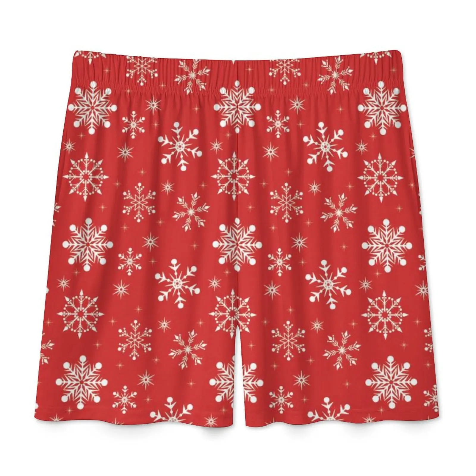 Snowflake Ice-Cold Summer Pajama Trousers Shorts Half Pants Gift For Men Sleep Home Wear Breathable Comfort Casual Sport