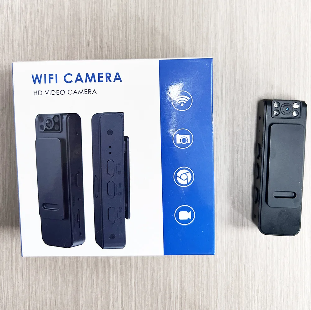 Outdoor HD Law Enforcement Recorder Infrared Night Vision Camera Lens Rotatable Motion Camera with Magnetic Magnet