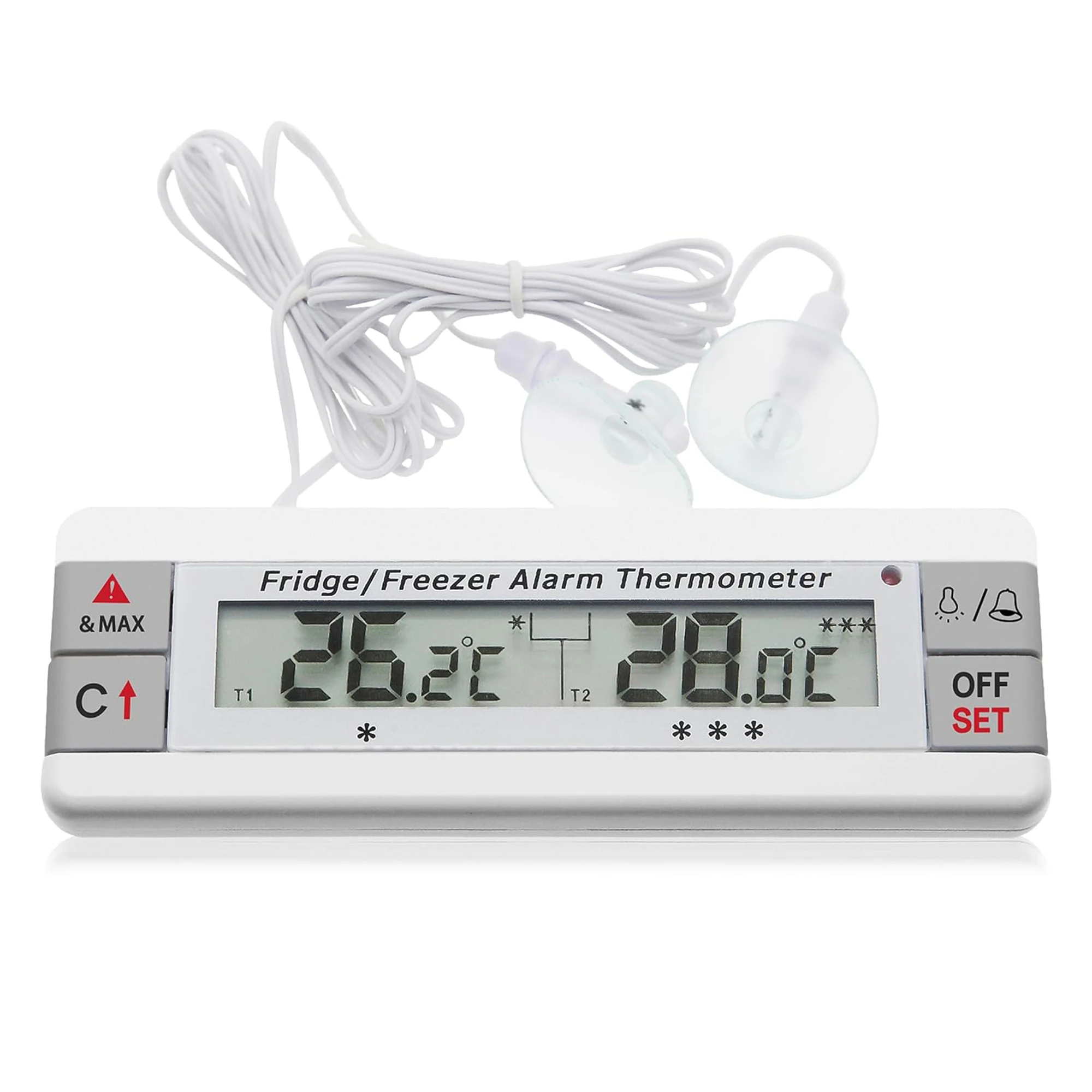 AMT-113 HACCP Refrigerator/Freezer Alarm Thermometer Temperature Monitoring and Alarm Instrument