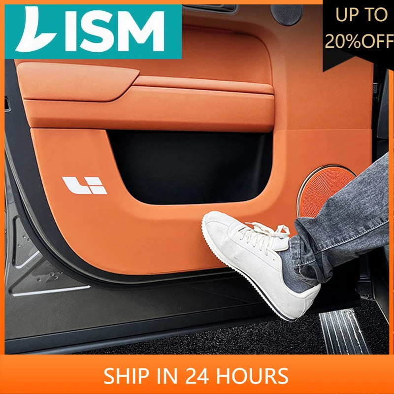 

NEW1 для Li Lixiang L6 L7 L8 L9 Автомобильный Стайлинг Кожаная Дверь Противоударная Накладка Защитная Боковая Край Пленка Защитная Наклейки Авто Accesso