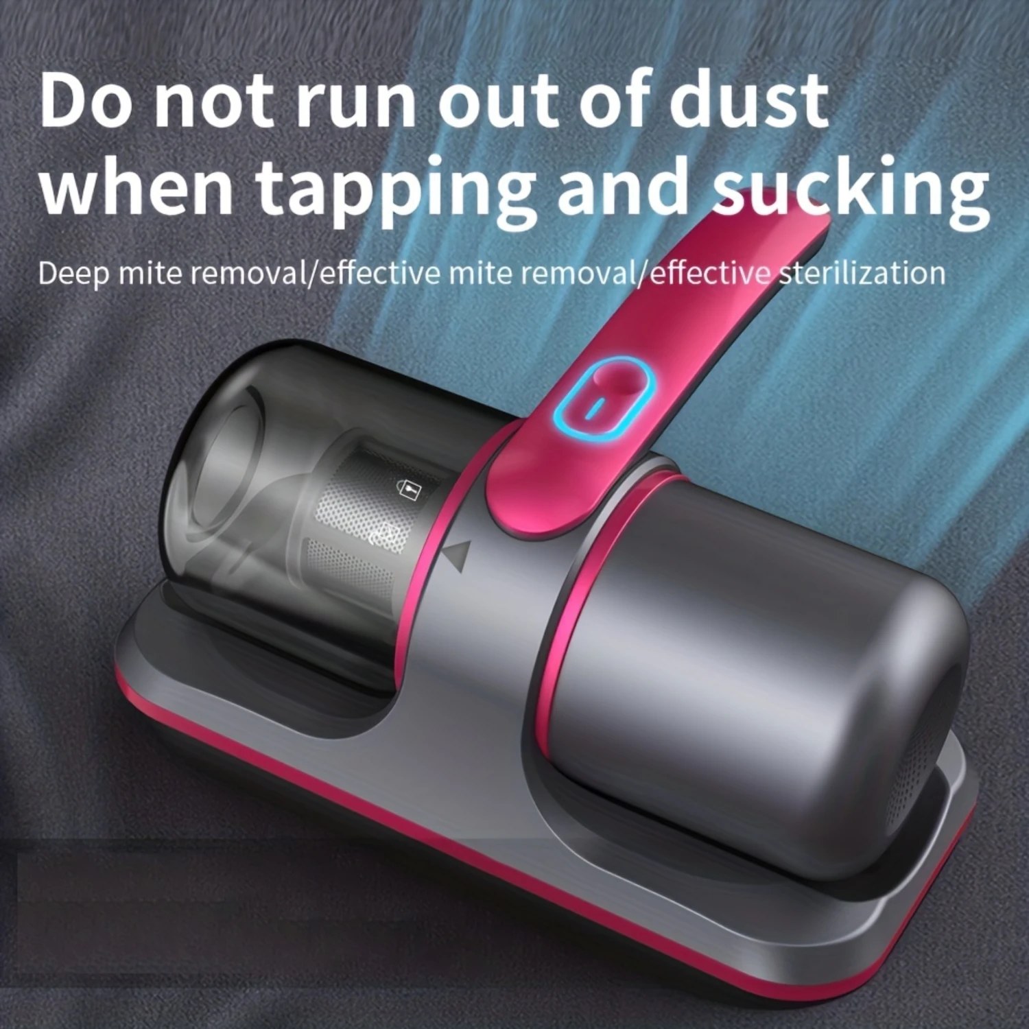 Wireless Ultraviolet Mite Removal Vacuum Cleaner - Hot Air Dehumidification For Household Bedrooms