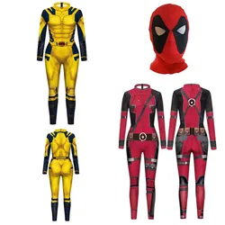 Superhero Wolverine Deadpool Cosplay Jumpsuit Wolverine Cosplay Costume Men Women Halloween Zenti James Howlett Party Bodysuit