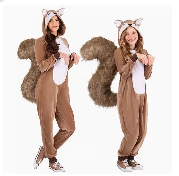 

COS Halloween Party Stage Performance Adult and Children's Animal Squirrel Costume