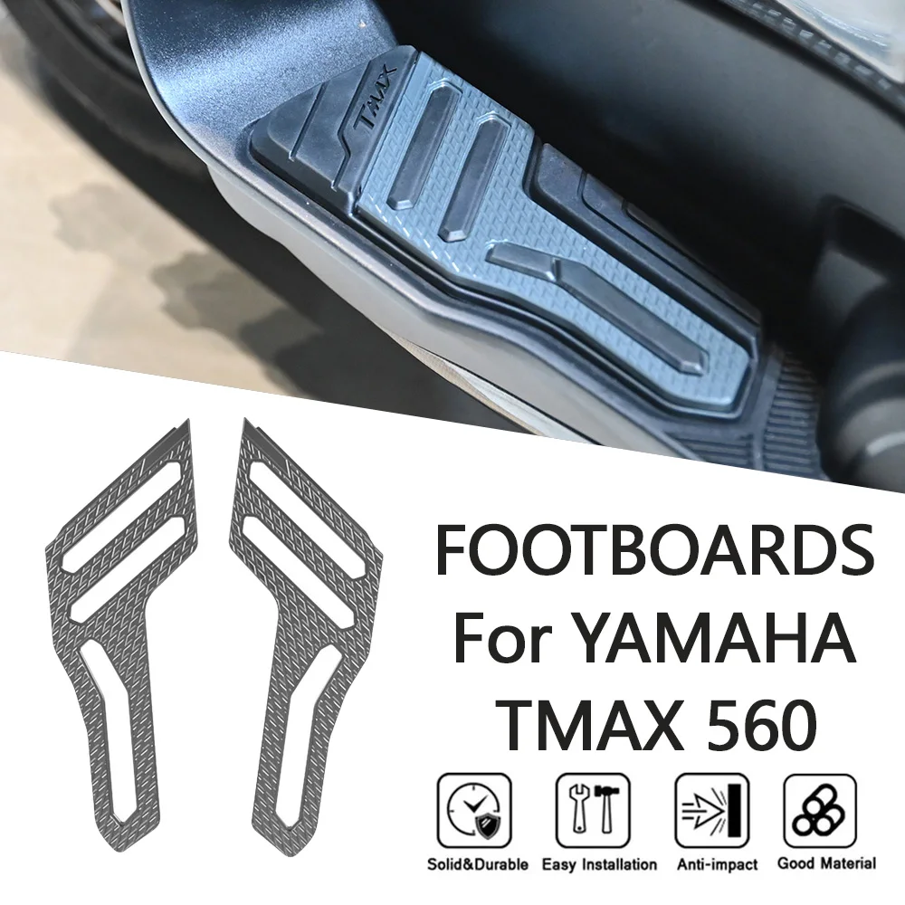 MTKRACING FOOTBOARDS For YAMAHA TMAX 560 2022-2024 Motorcycle Modification Non-slip Pedals Foot Pedal Pad Footrest