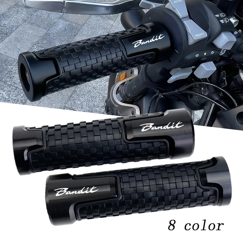 لسوزوكي GSF 250 600 600S 650 650S 650N 1200 1250 Bandit 650S 7/8 "22 مللي متر دراجة نارية الألومنيوم CNC اليد القبضات مقود نهاية كاب