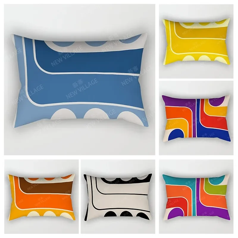 Nordic fall home decor 30*50 throw pillow case sofa modern b