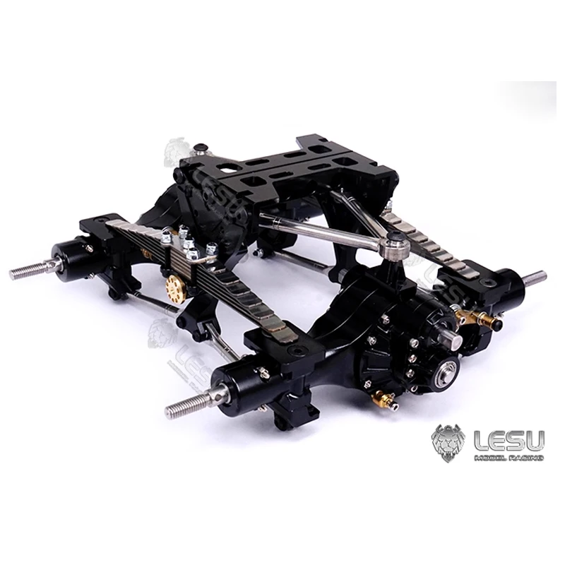 Lesu Modell Aktualisiertes Federungskit Pneumatische Ersatzteile für 1/14 RC Tamiya Man Hydraulische Traktoren Anhänger Ferngesteuerte LKWs RC-Autos – Detail 11