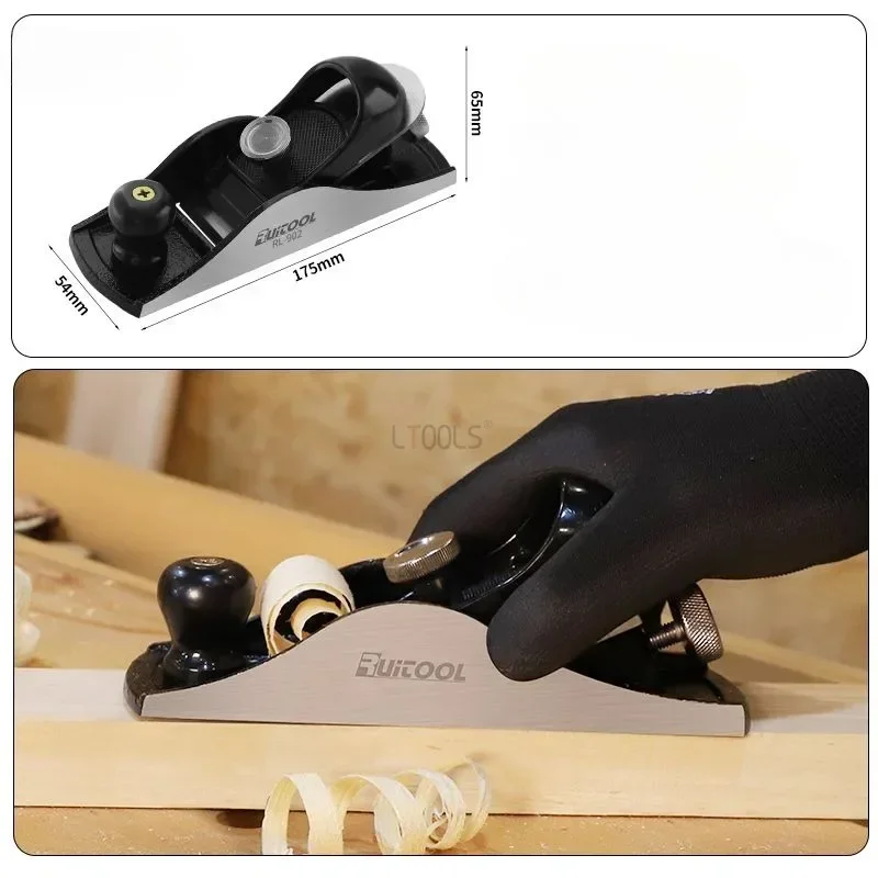 Large Desktop Adjustable Hand Planer Metal Plane Carpenter\'s Chamfering Professional Tool Wood Cutting DIY Edge Trimming Planer