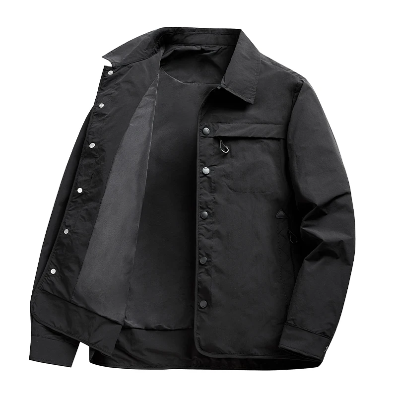 

Men Clothing Outwear Casual Jacket Outdoor Sports Coat Top Windproof Zipper Jacket Casual Quality Hooded Baseball Jacket