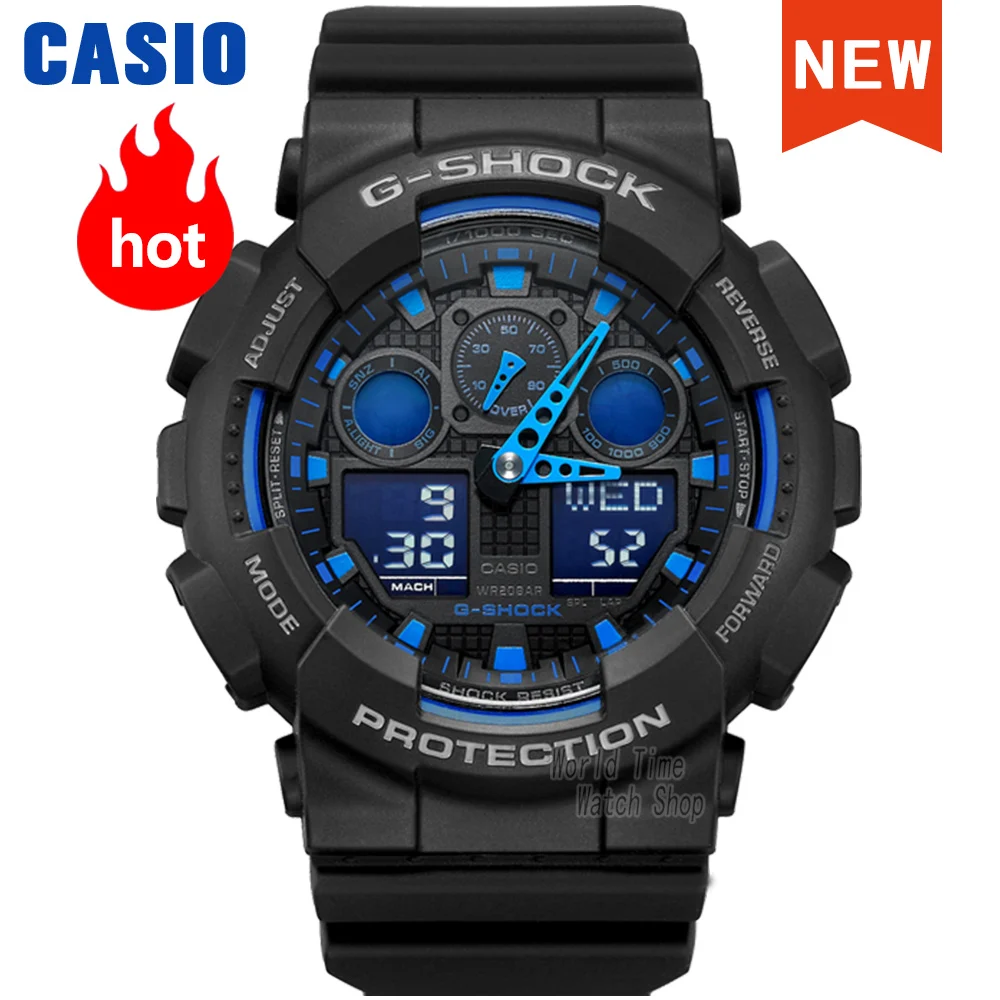 Casio watch for men g shock top brand luxury set 200m Waterproof quartz men watch reloj casio hombre free Shipping GA-100 range