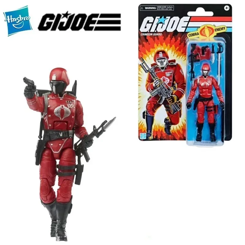 

Новый оригинальный набор Hasbro G.I. Фигурка Joe Classified Series Retro Crimson Guard: коллекционная модель, игрушка, подарок