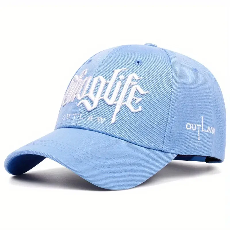 2025 شخصية اللون منعت جديد الهيب هوب قبعة العصابات الحياة المطرزة قبعة بيسبول الترفيه اليومي الرياضة ظلة قبعة للجنسين #3