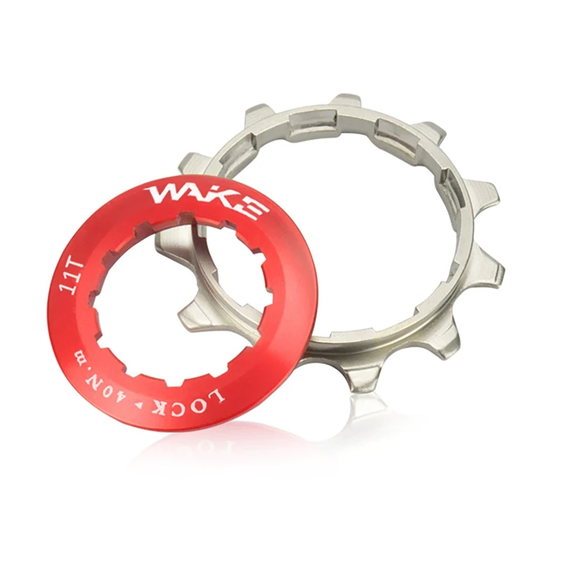 WAKE Bicycle Cassette Cog MTB Road Bike 8 9 10 11 12 Speed 11T Flywheel Parts Sprocket Cogs Bike Parts