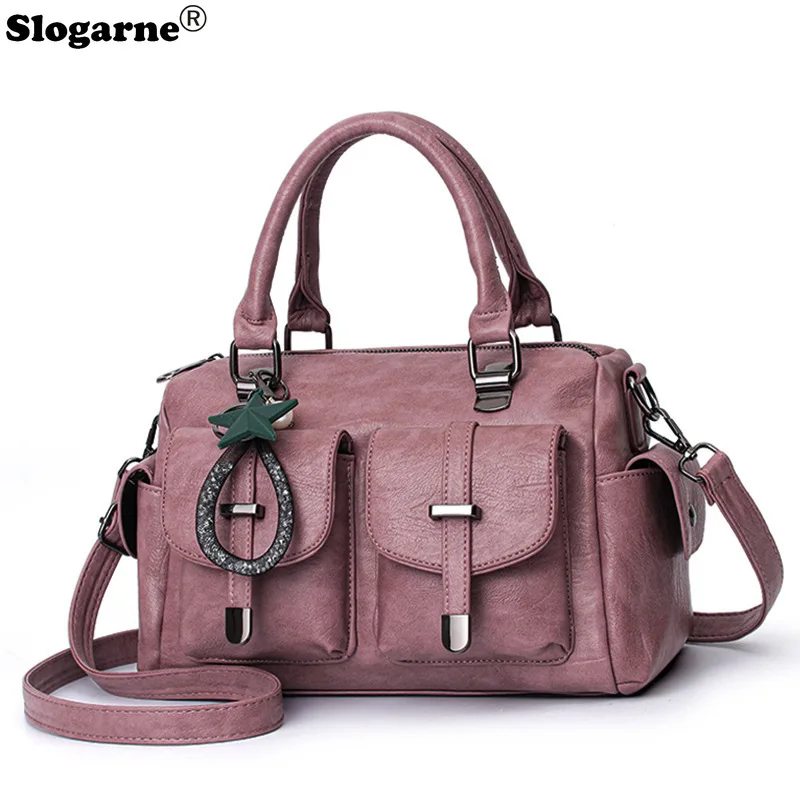 

Женская модная сумка 2026 года, корейская версия, из мягкой кожи, для шопинга, на плечо, кроссбоди, высококачественная, люксовая, сумка-мессенджер