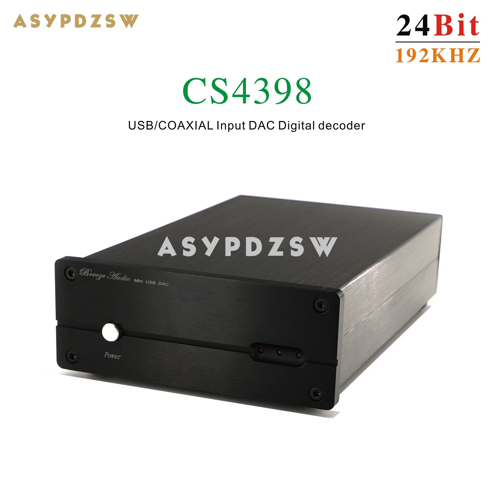 Completed machine CS4398 Digital decoder USB/COAXIAL Input CS8416 24Bit/192KHz SPI/I2S DAC