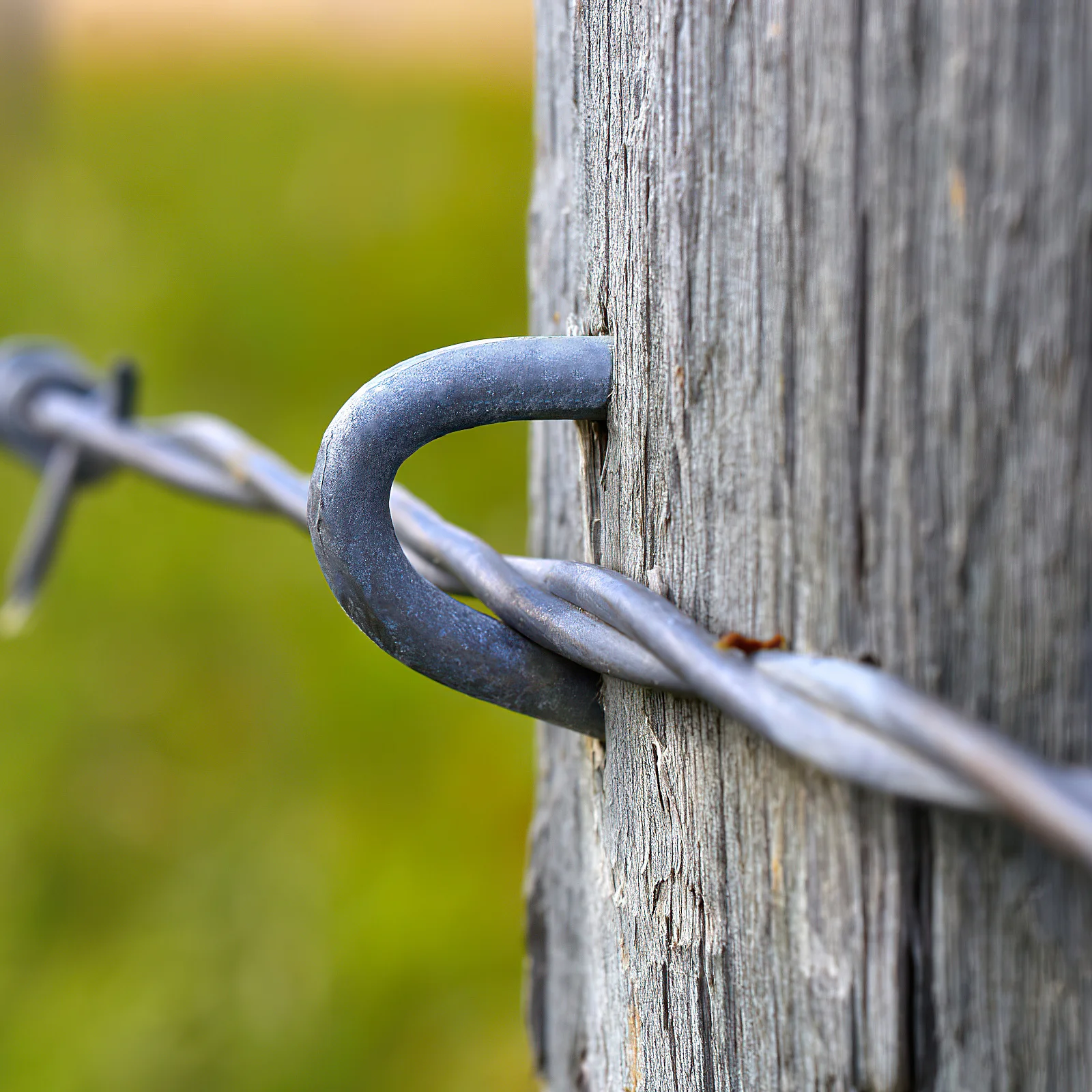 

70Pcs U Shaped Nails Galvanized Surface Wire Fencing Staples Easy Install Garden Field Horse Nails Wire Fencing Staples