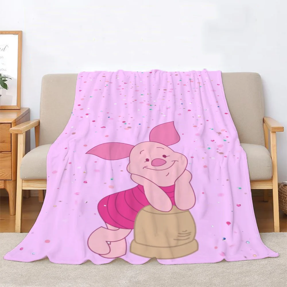 Fluffy Blanket PigletS Plaid Cobija Sofa Blankets for Bed Home and Decoration Bedspreads and Coverlets Summer Comforter Anime