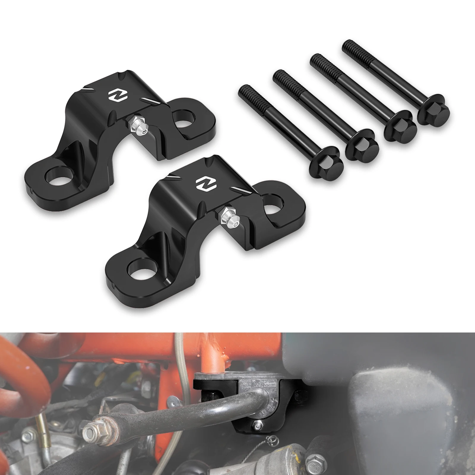 

For Maverick X3 Front Sway Bar Brackets Billet Aluminum For CAN AM Maverick X3 4x4 Turbo DPS Max R RR UTV Accessories