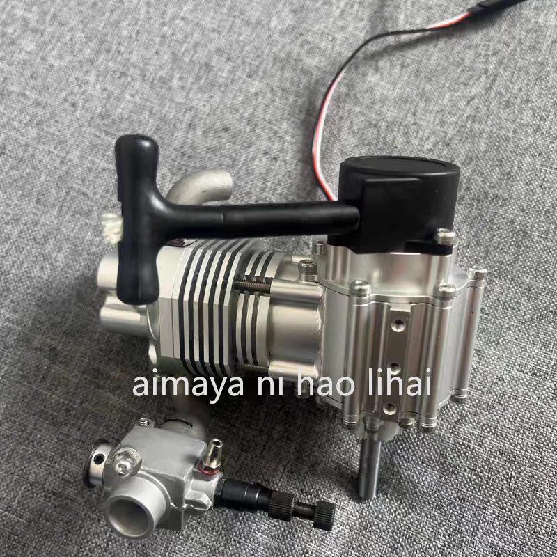 

Four-stroke model aircraft engine 8cc mixed fuel internal combustion engine can be started