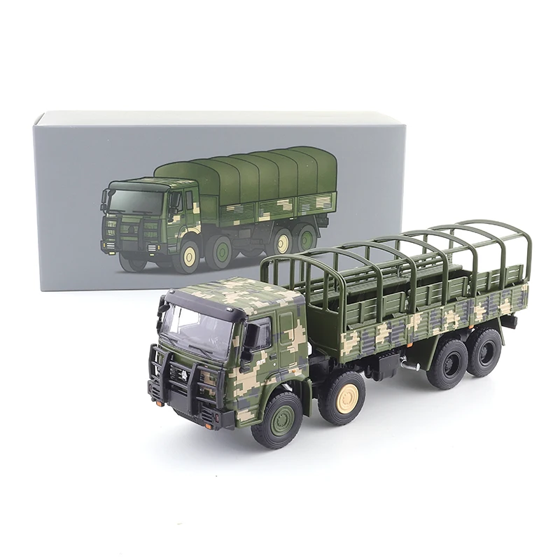 

JKM 1/64 SINOTRUK HOWO 8X8 Military Truck Alloy Truck Model Car Collection Enthusiasts Gift Souvenirs