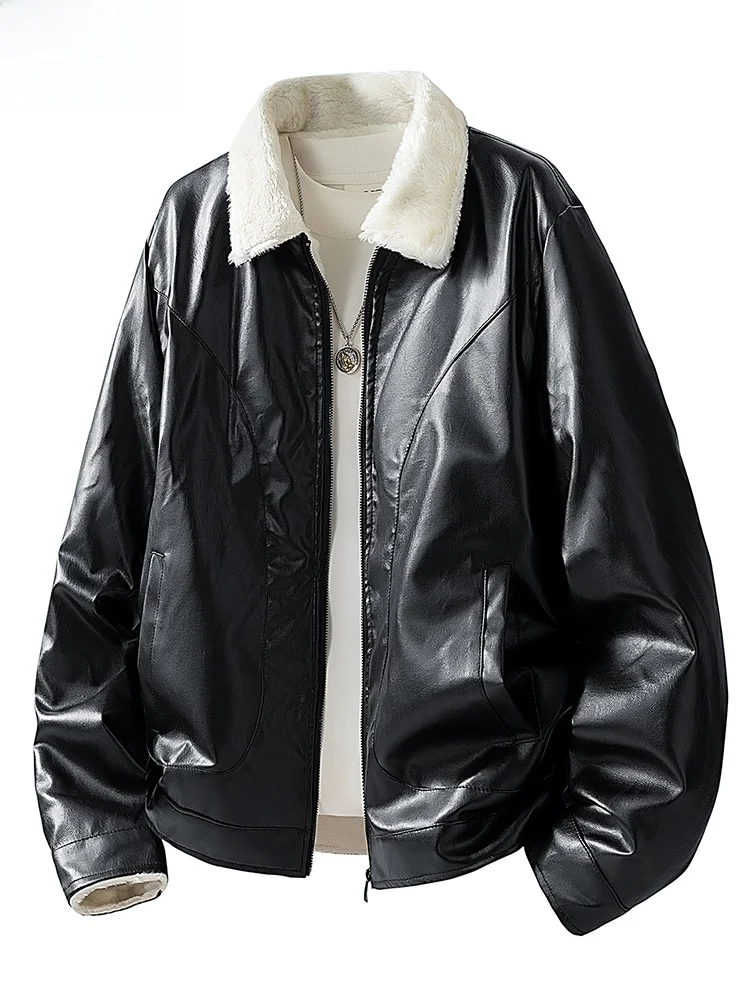 

High Quali Men's Fce Lined Genuine Leather Jaet Autumn Winter New Sle TUCANO Brand Chinese Manufacturer Long Sve ...