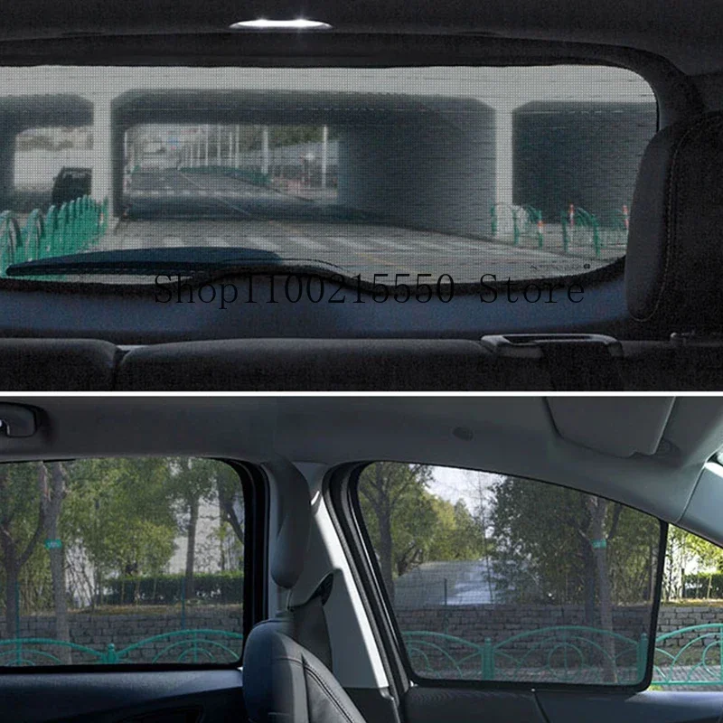 For Toyota Sienna XL40 2021 2022 2023 2024 Magnetic Car Sunshade Front Windshield Curtain Rear Side Window Sun Shades Shield