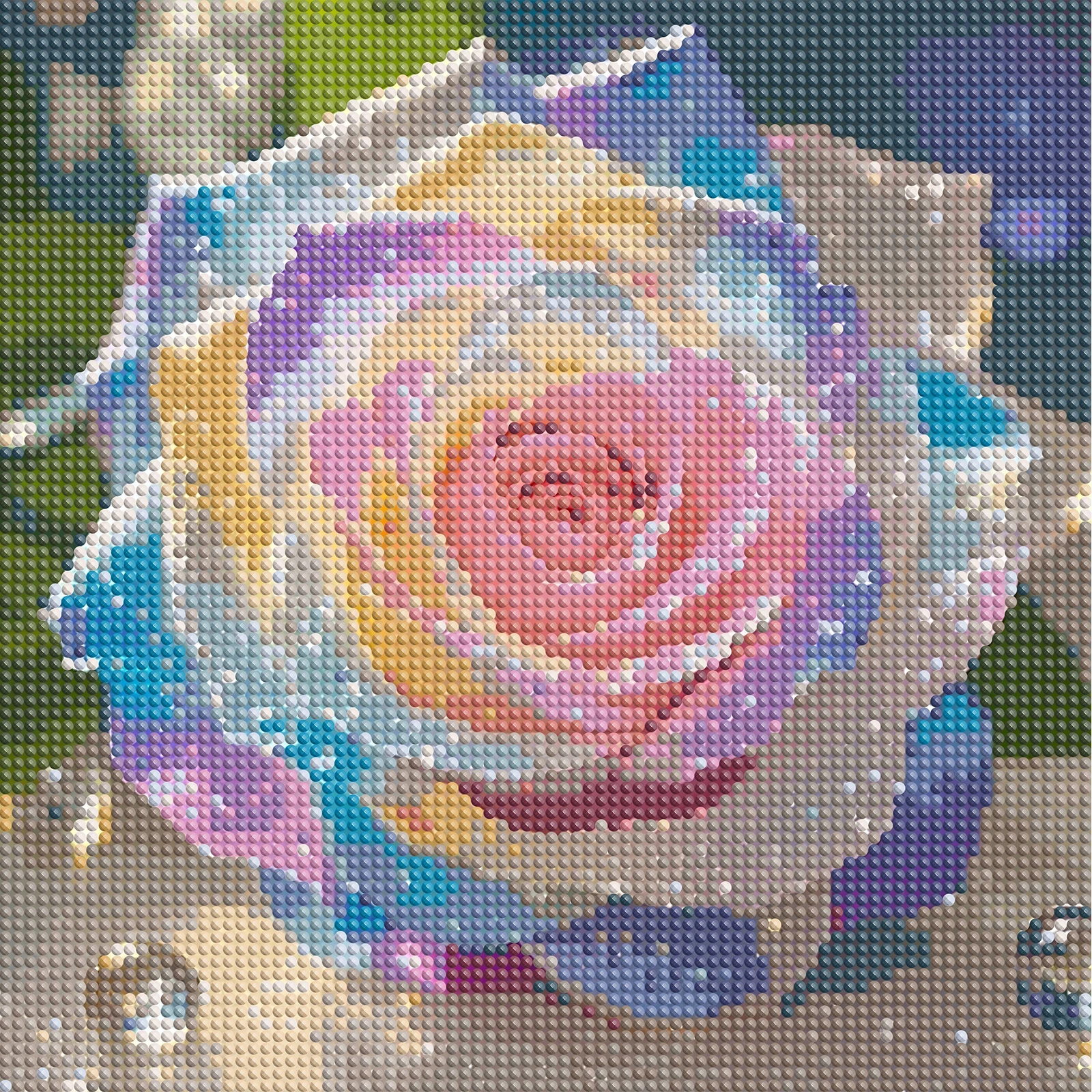 화려한 장미 DIY 5D 원형 드릴 젬 아트 다이아몬드 - Resin Art For Rose 리뷰 및 가격