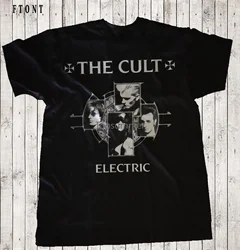 T-shirt du groupe de rock britannique The Cult, électrique TAN: S à 7XL