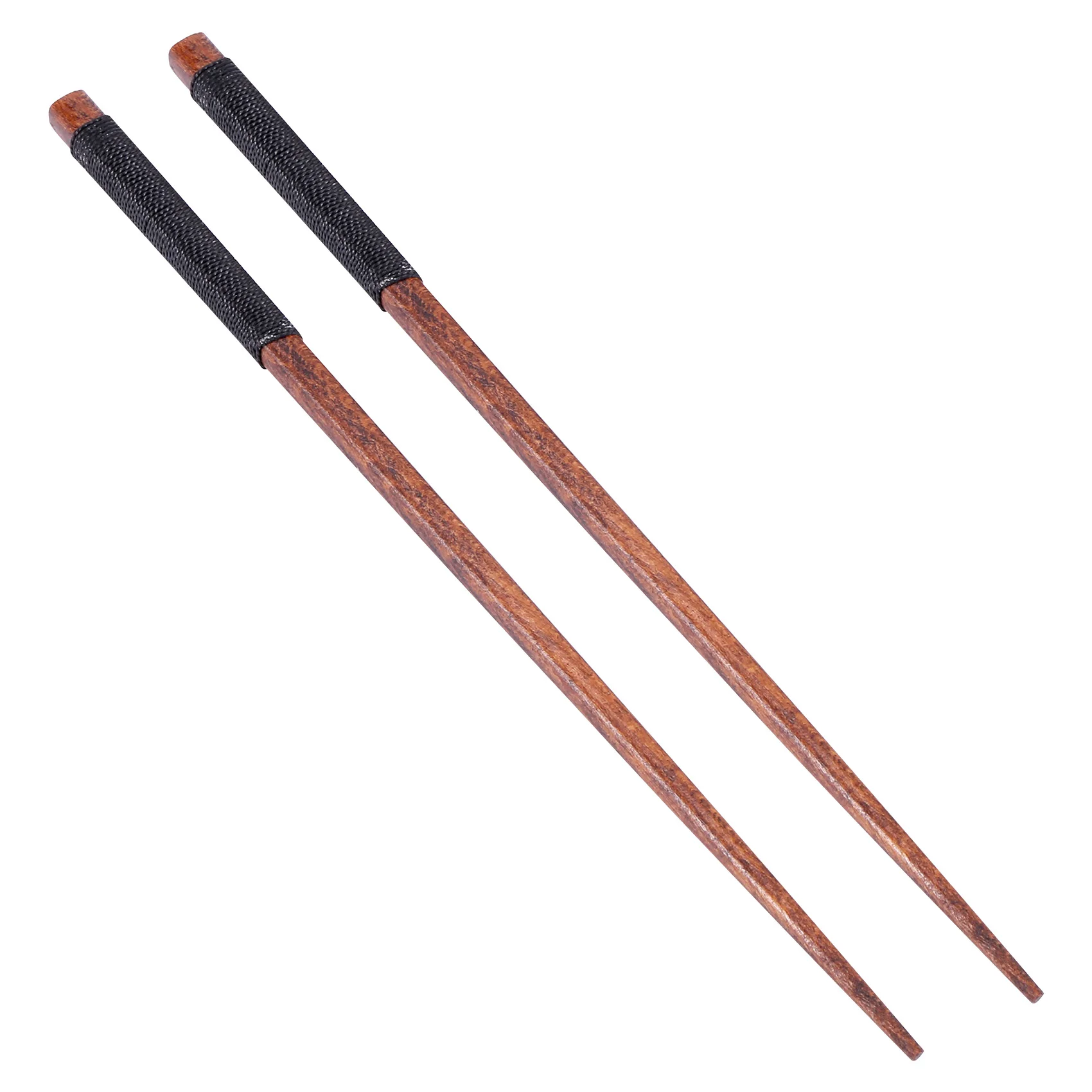 1 Pairs Japanese Natural Wood Chopsticks Value Pack Cooking Tableware Theaceae Black