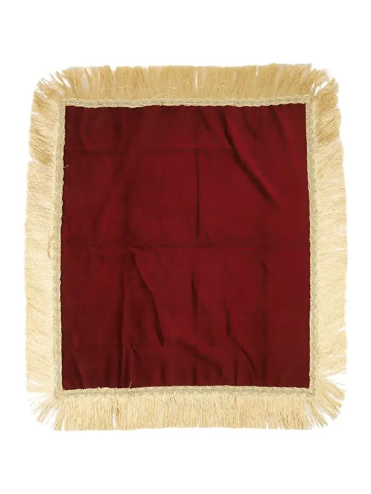 European for velvet Tablecloth Square Shape with Tassel Trim for Dining Table Cover Retro Style Decoration for Various for