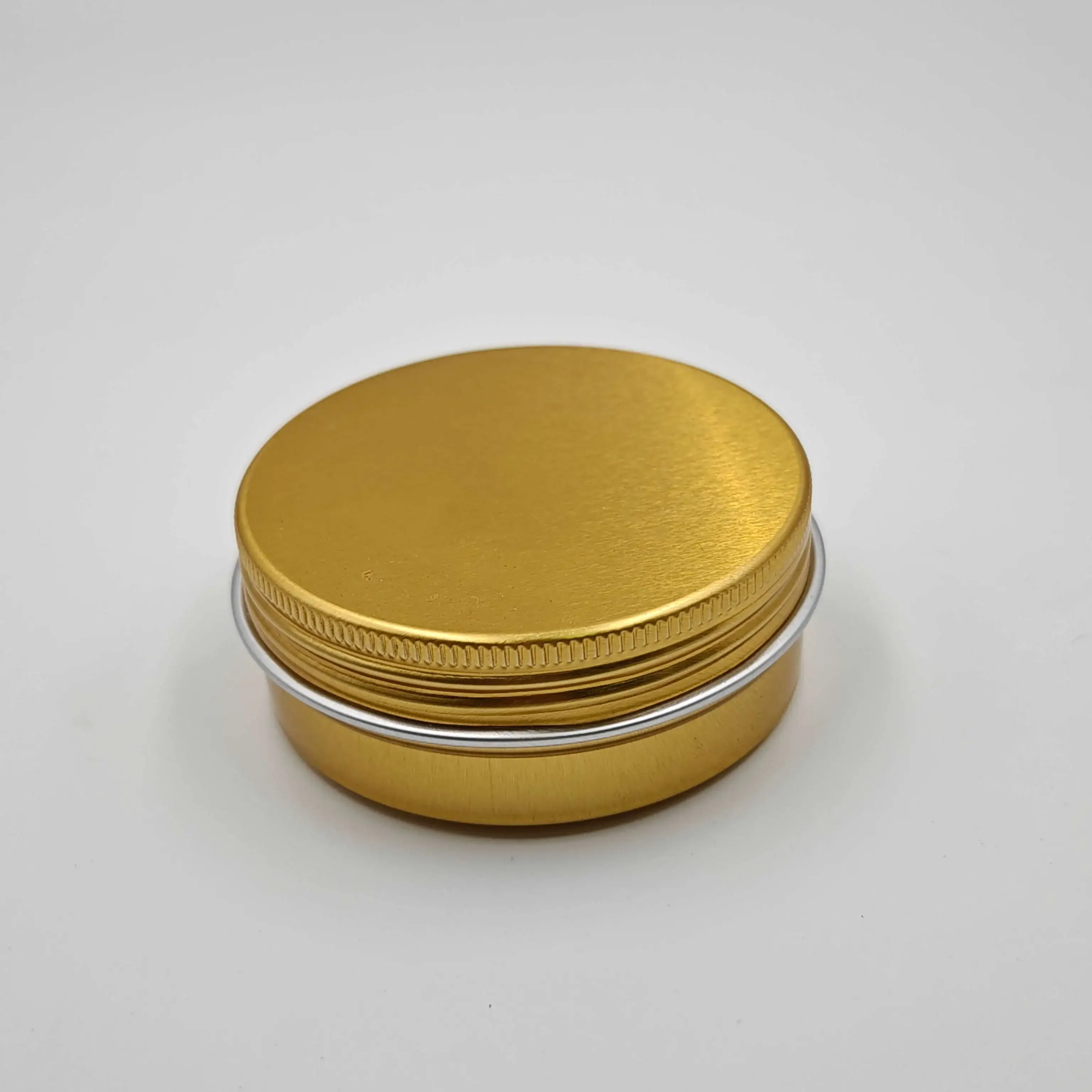 

50pcs Gold Mini Makeup Containers for Cosmetic Cream 5ml 10ml 15ml 20ml 30ml 50ml 60ml Aluminum Bottle Travel Jars With Lids