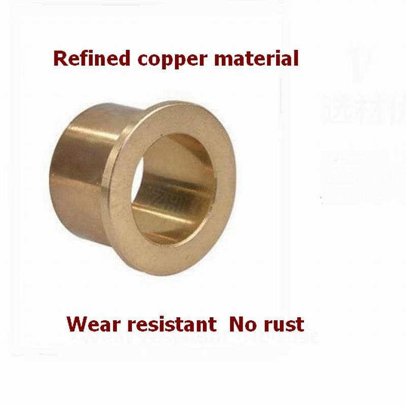 Copper Sleeve Pipe Fitness Equipment Accessories, Shaft Sleeve, Movable Metal Bushing, Greasy Copper Sleeve, Wear Resistant