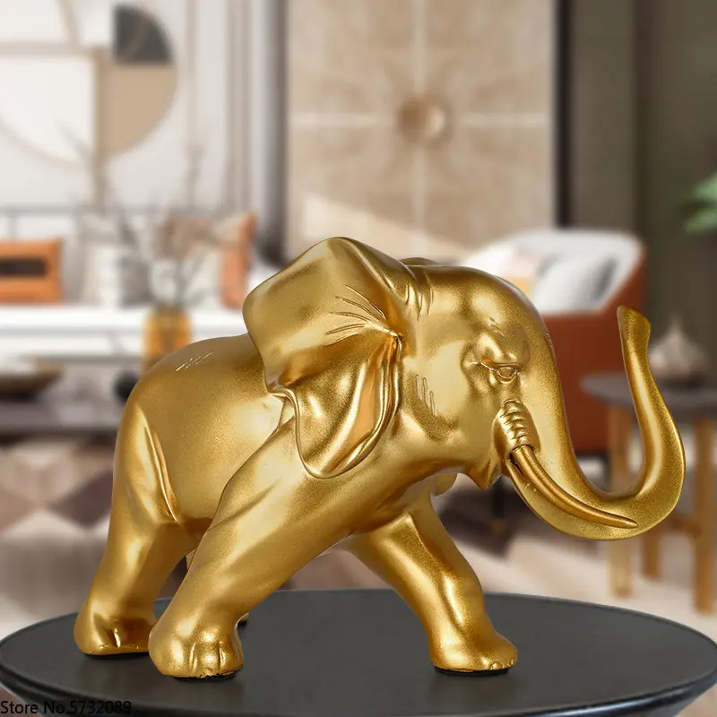 Lucky Elephant Decoration Office Table, Living Room, Wine Cabinet, Home Decoration Gifts for housewarming and Opening