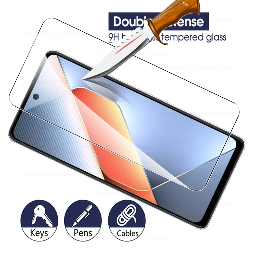 1-4Pcs 10D Tempered Glass For Tecno Pova6Neo Screen Protector For Tecno Pova 6 Neo Pova6 6Neo 2024 Armor Protective Film Cover