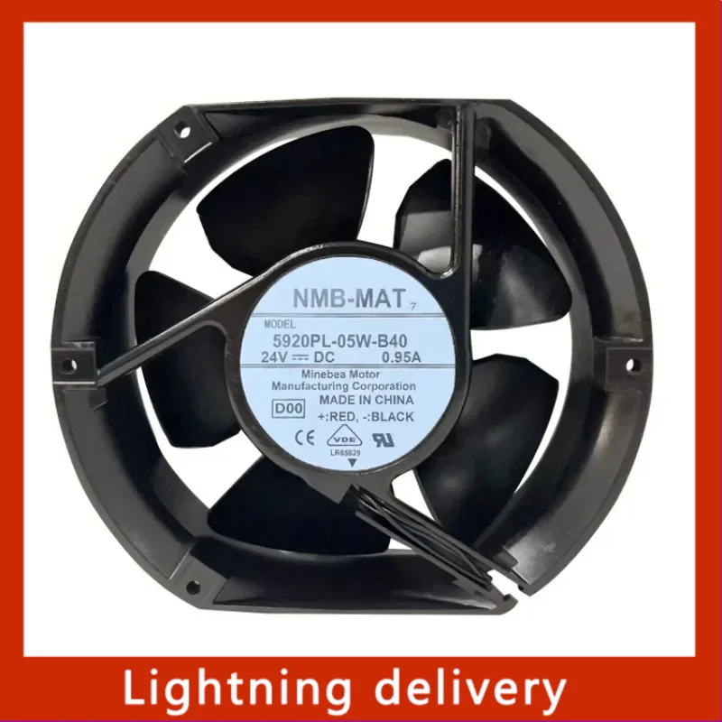 

For NMB Maybella 5920PL-05W-B40 24V 0.95A 17251 Cooling Fan